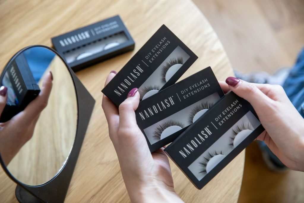 Extension ciglia a casa